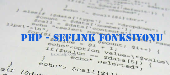 Php Seflink Fonksiyonu